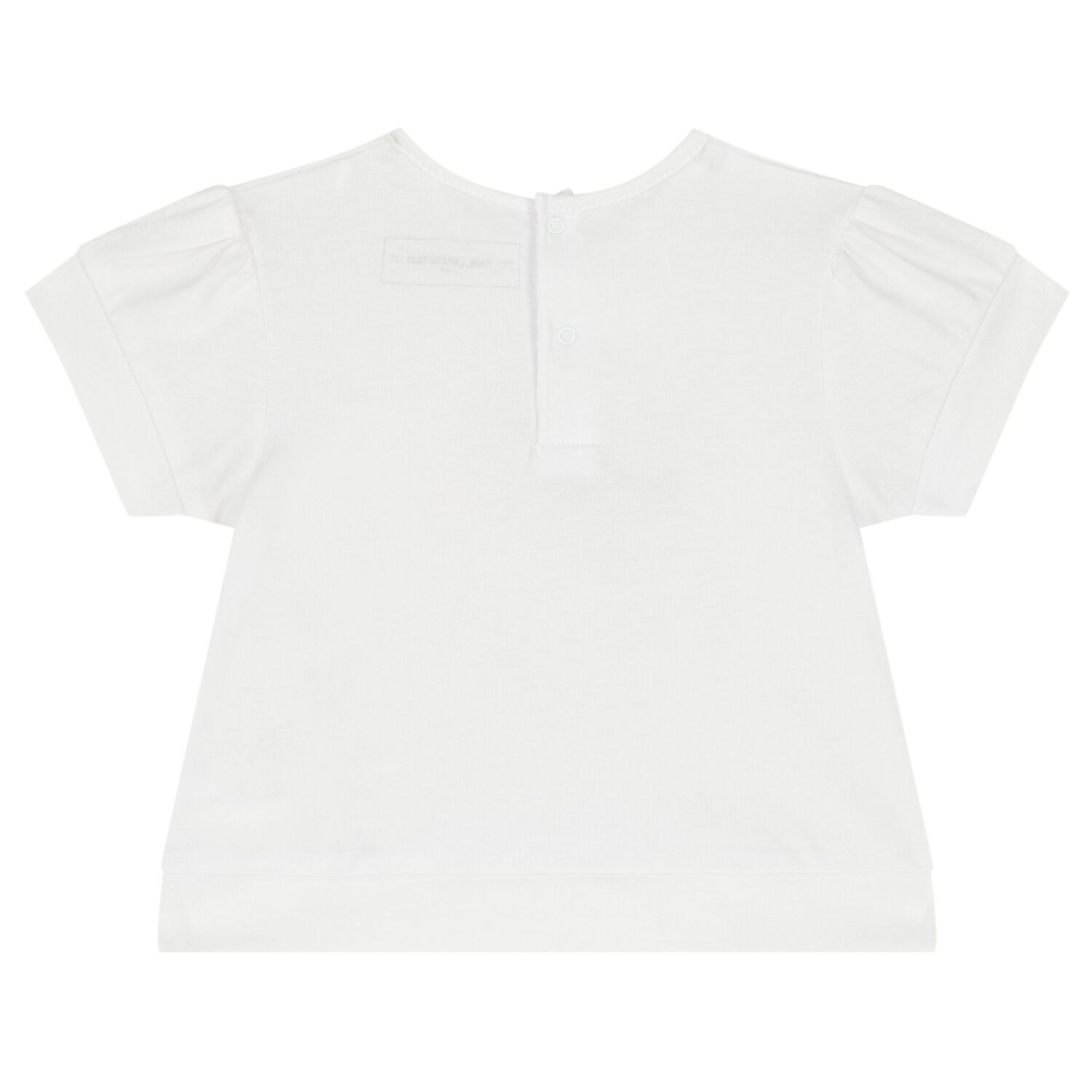 Girls White & Pink Choupette Logo Shorts Set, 1, hi-res image number null