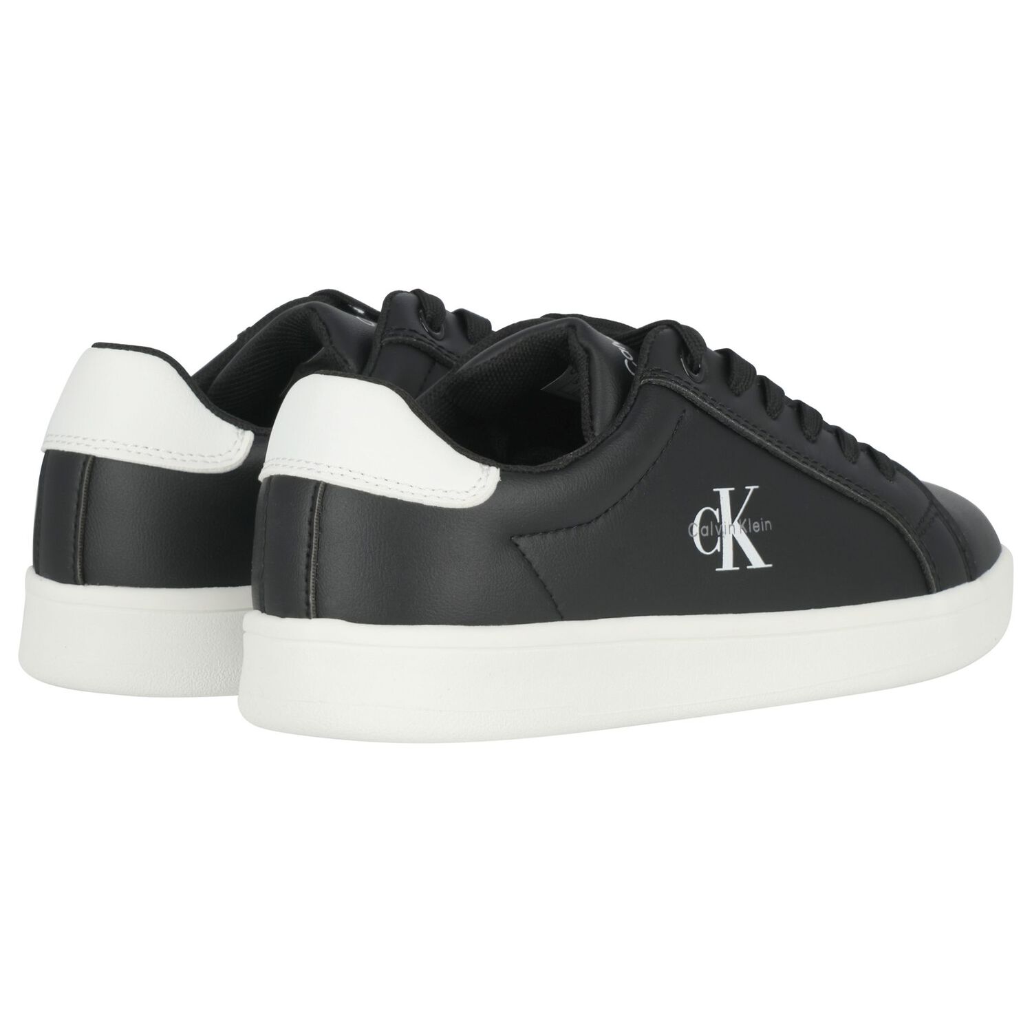 Black & White Logo Trainers, 1, hi-res