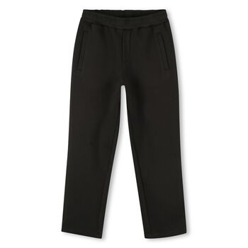Boys Black Logo Joggers