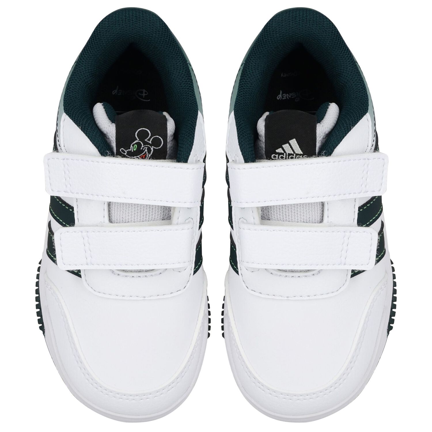 Boys White & Green Logo Trainers, 1, hi-res image number null