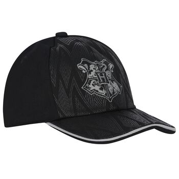 Boys Black Harry Potter Logo Cap