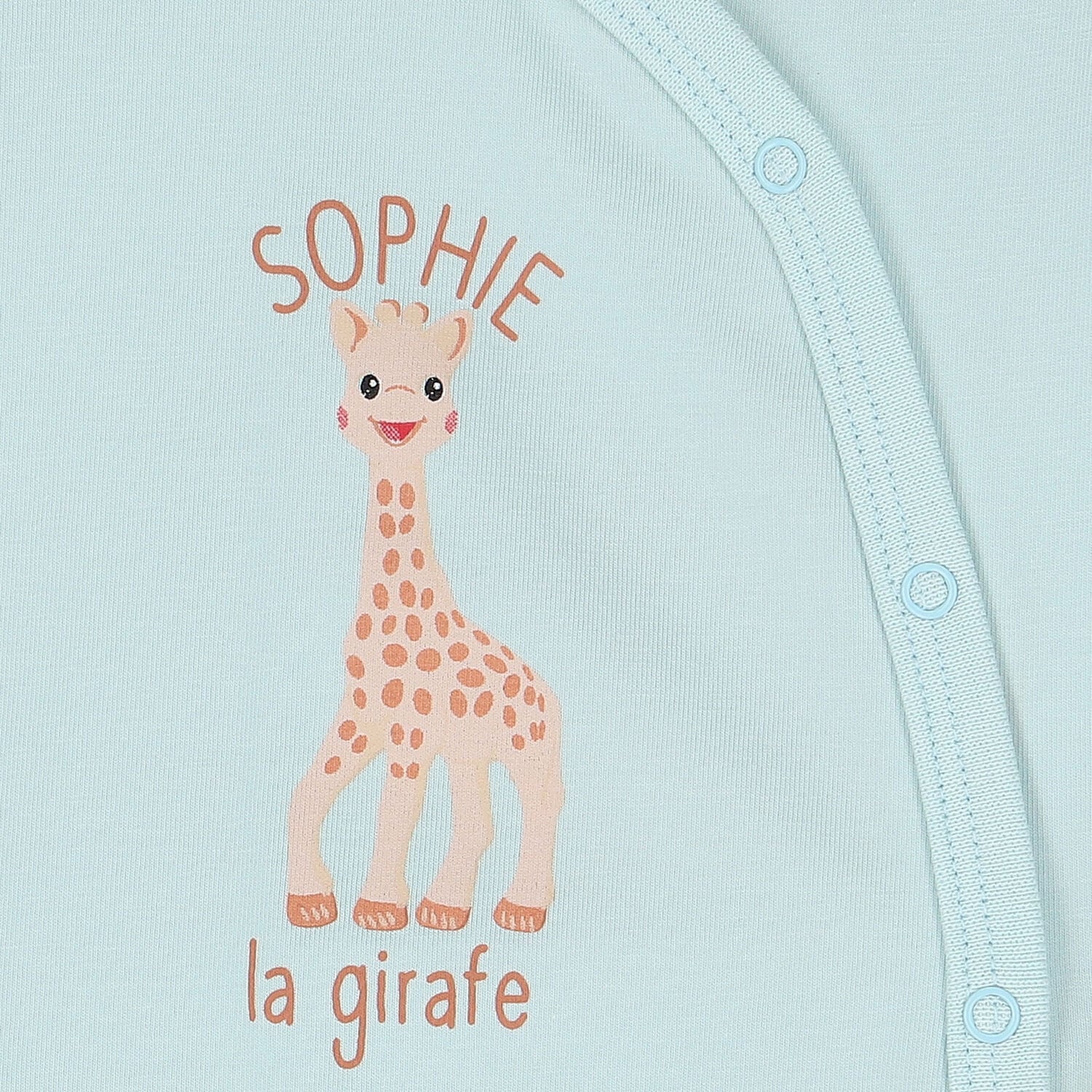 Blue Giraffe Logo Babygrow, 1, hi-res