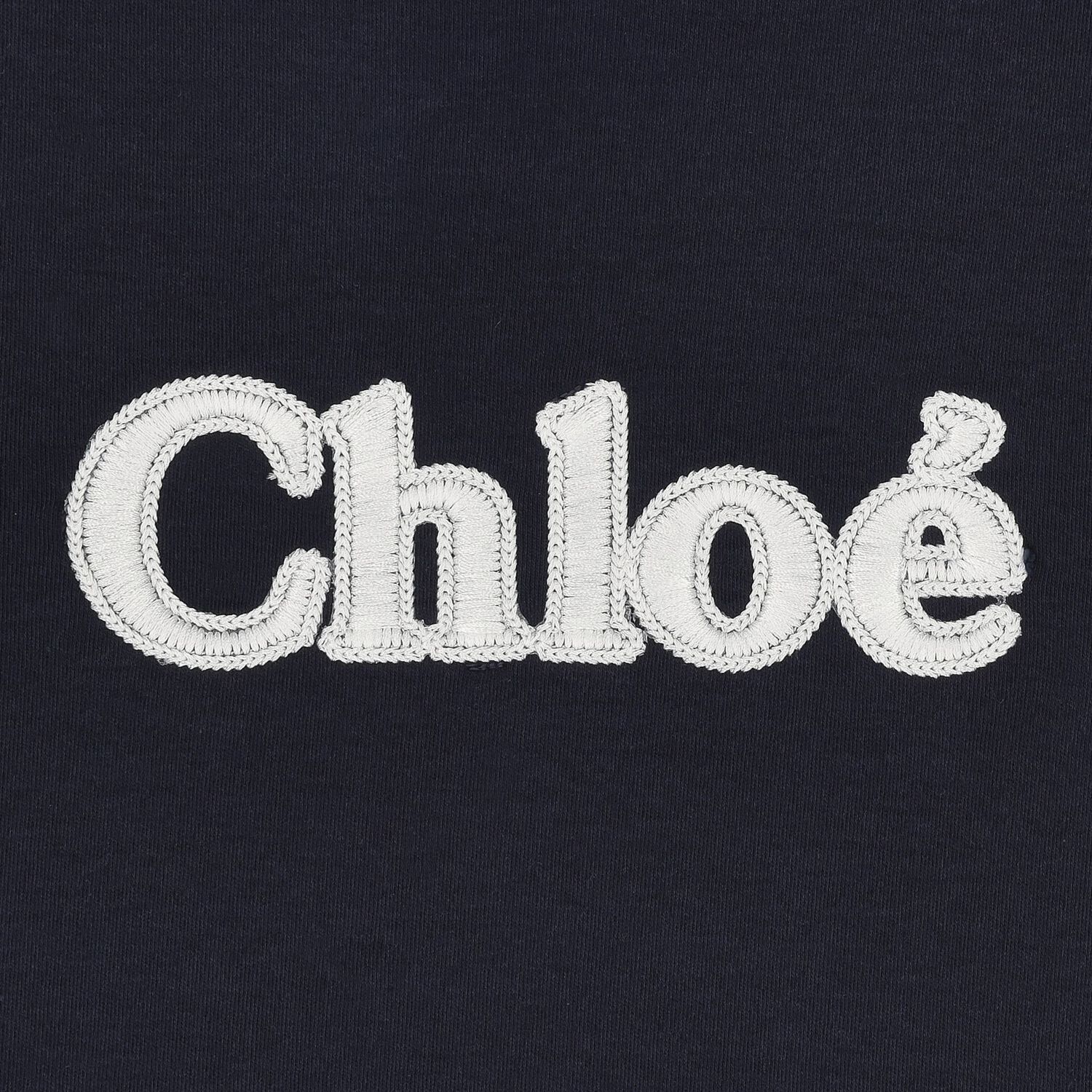 Girls Navy Blue Logo T-Shirt, 2, hi-res image number null