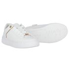 White Logo Trainers, 1, hi-res