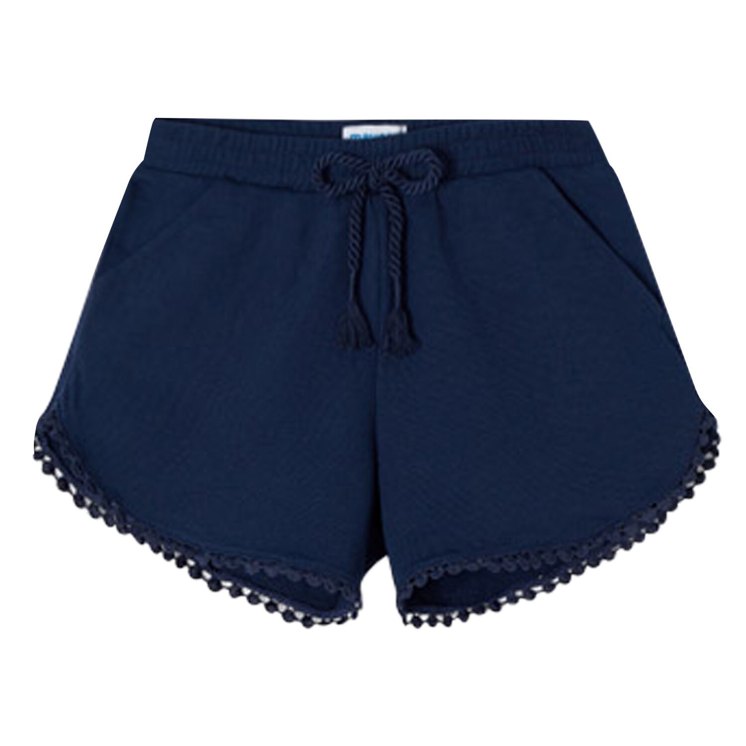 Girls Navy Shorts, 5, hi-res image number null