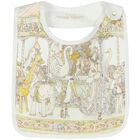 Baby Girls Ivory & Pink Carousel Bib, 2, hi-res