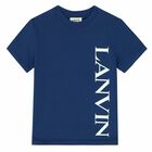 Boys Navy Logo T-Shirt, 1, hi-res