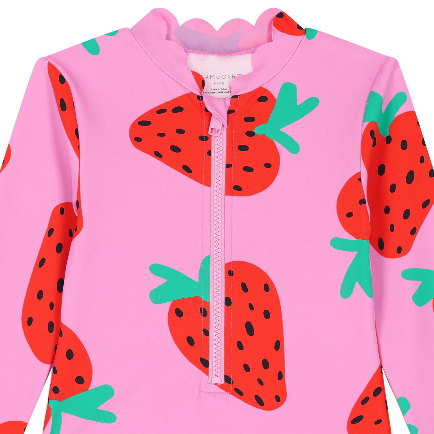 ملابس سباحة للبنات باللون الوردي  , 1, hi-res