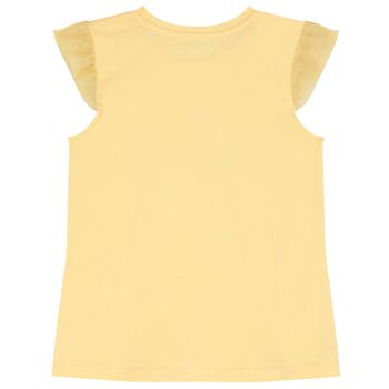 Girls Yellow 'Stay Cool' T-Shirt