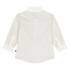 تيشيرت أطفال بالشعار باللون الأبيض للأولاد, 1, hi-res