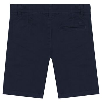 Boys Navy Blue Chino Shorts