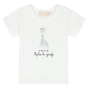 Baby Boys White Logo T-Shirt