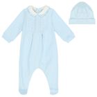 Baby Boys Blue Babygrow Set, 1, hi-res