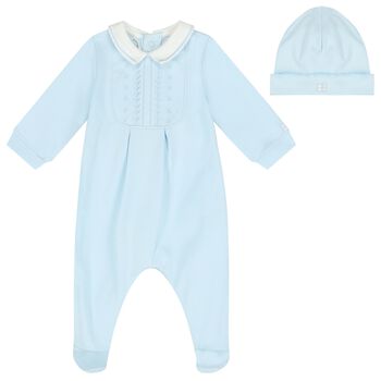 Emile et Rose Baby Boys Blue Babygrow Set, 1 Baby Boys Blue Babygrow Set