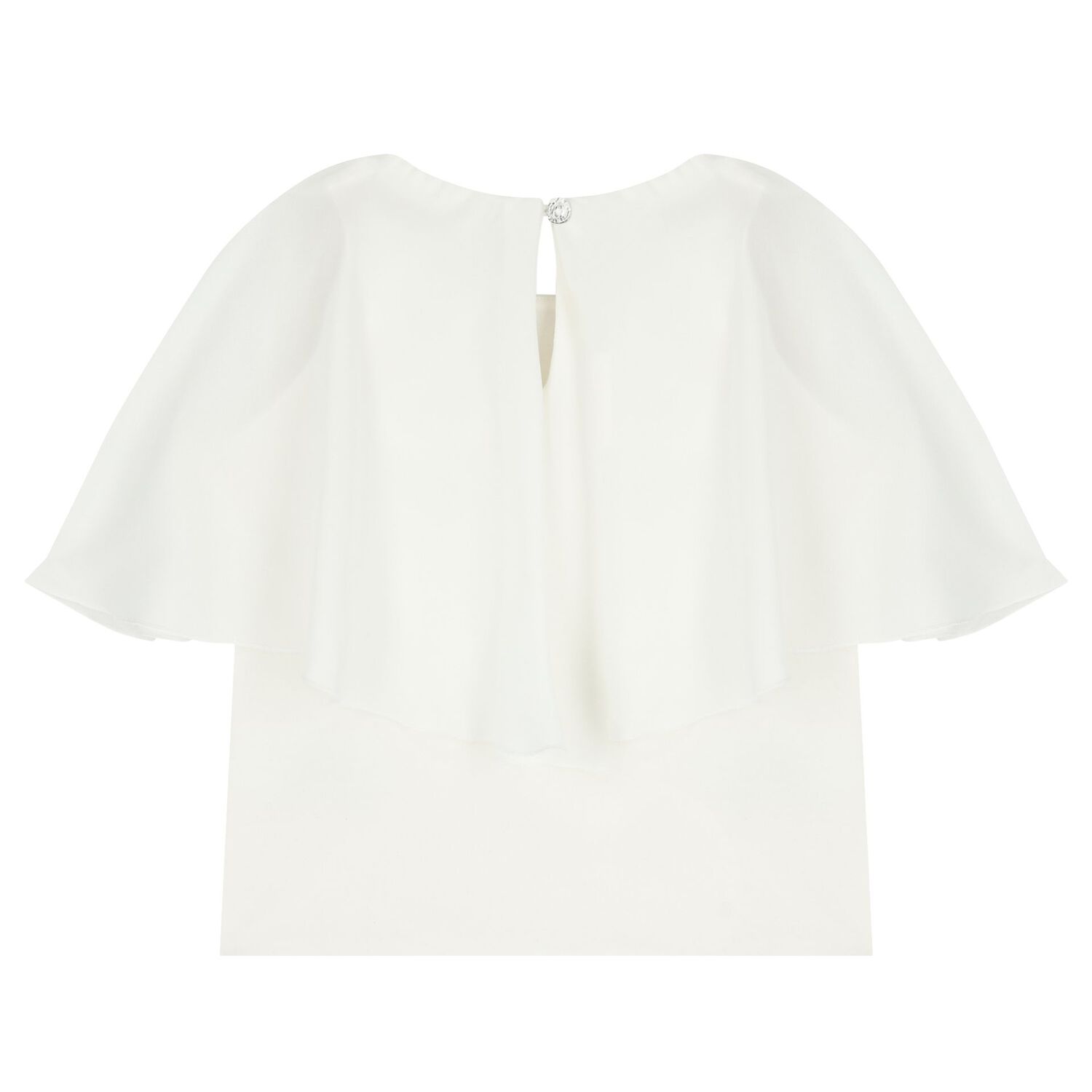 Girls Ivory & Beige Floral Skirt Set, 1, hi-res