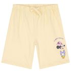 Girls Yellow Disney Minnie Mouse & Daisy Shorts Set, 1, hi-res