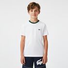 Boys White Logo T-Shirt, 1, hi-res