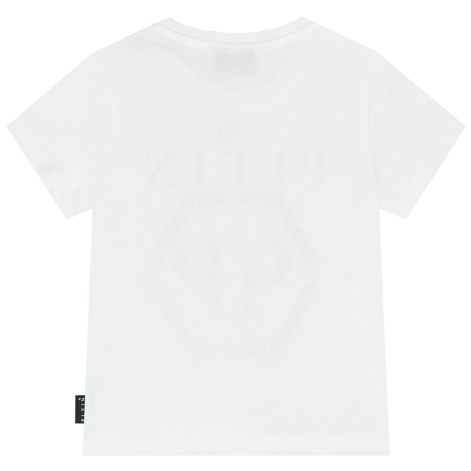 Boys White Logo T-Shirt, 3, hi-res image number null