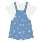Younger Boys Blue Dungaree Set, 2, hi-res