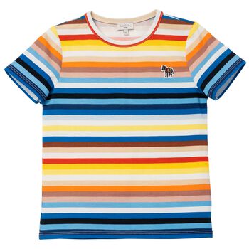 Boys Multi-Colored Logo T-Shirt
