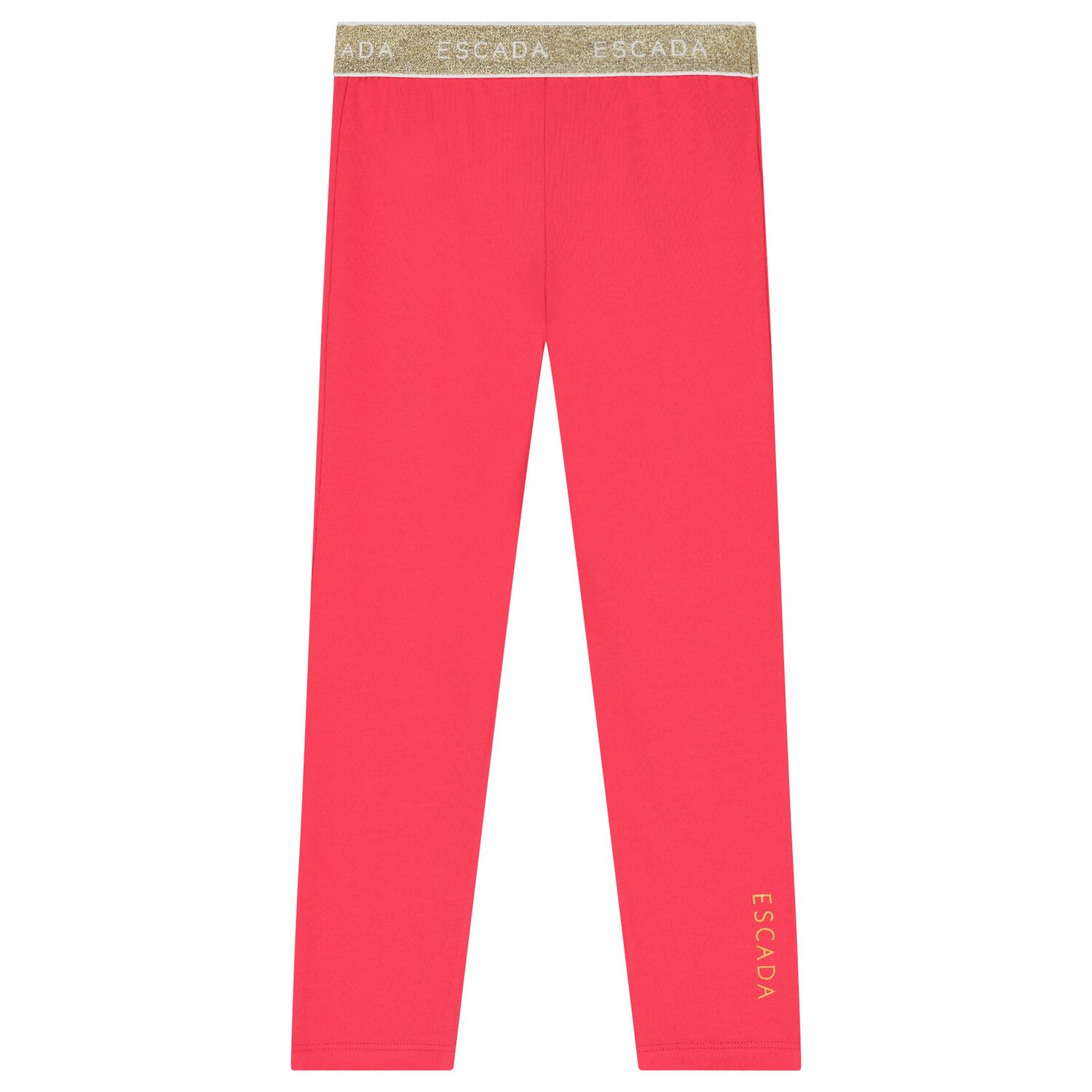 Girls Pink Logo Leggings, 1, hi-res image number null