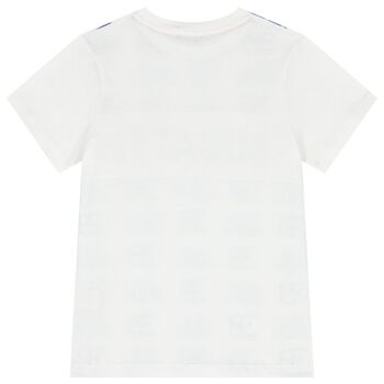 Boys White Logo T-Shirt