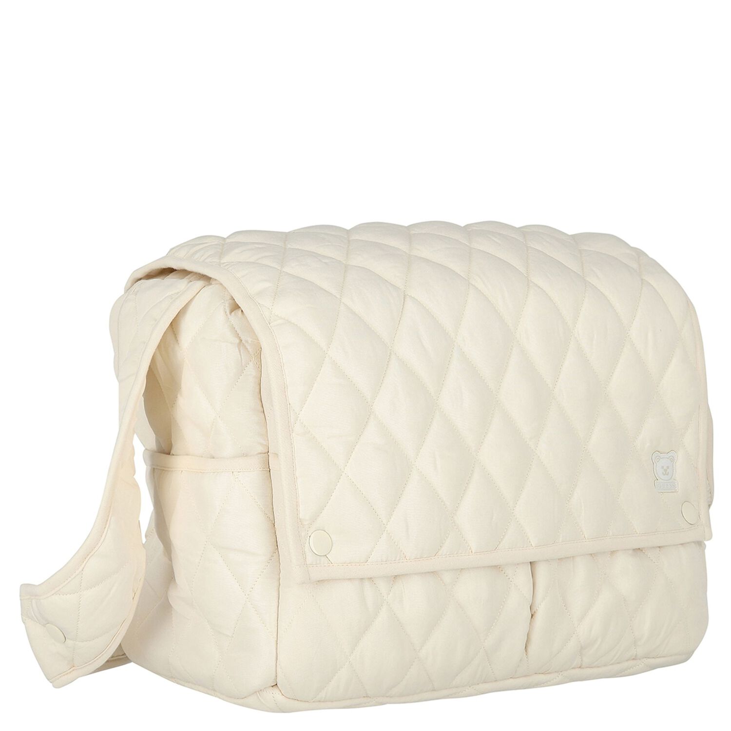 شنطة مواليد  بالشعار باللون البيج للأطفال, 1, hi-res