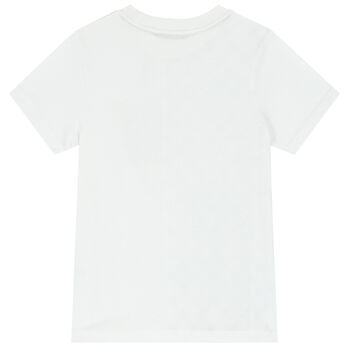 Boys White Logo T-Shirt