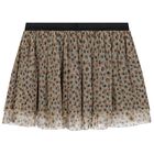 Girls Beige & Black Skirt, 1, hi-res
