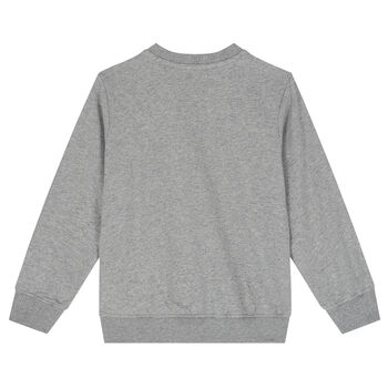 Grey Teddy Bear Logo Sweatshirt