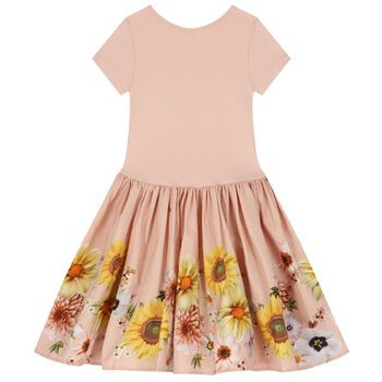 Girls Pink Floral Dress