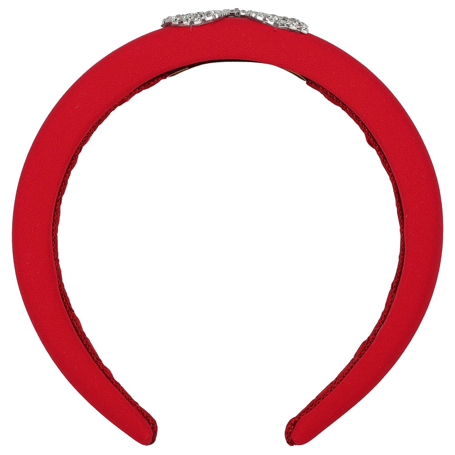 Girls Red Padded Headband, 2, hi-res
