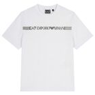 Boys White & Black Logo Shorts Set, 1, hi-res