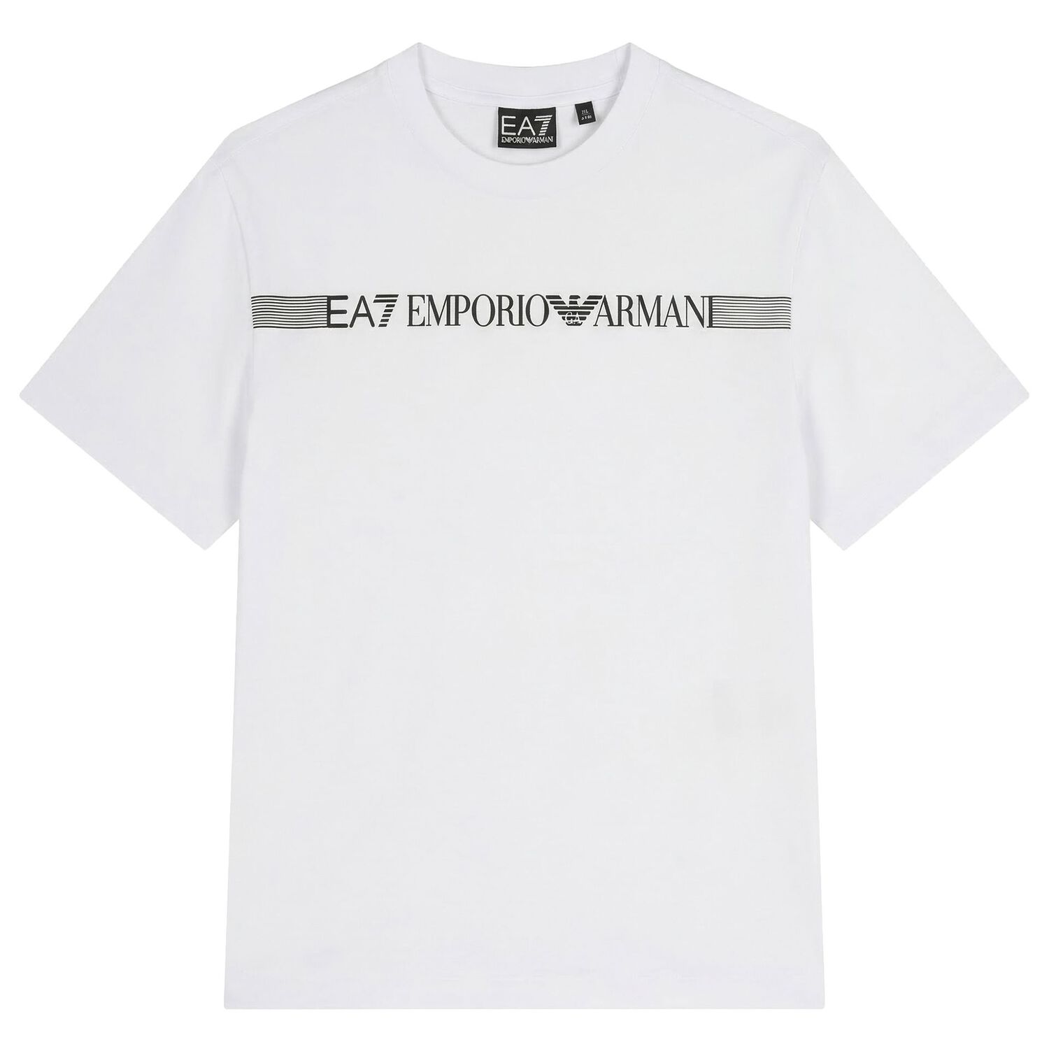 Boys White & Black Logo Shorts Set, 1, hi-res