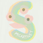 تيشيرت بالشعار باللون العاجى للبنات, 1, hi-res