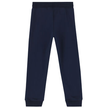 Boys Navy Logo Jogger
