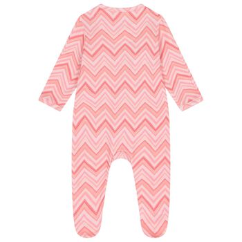 Multi-Coloured Zig Zag Babygrow