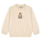 Younger Beige Teddy Bear Logo Tracksuit, 2, hi-res