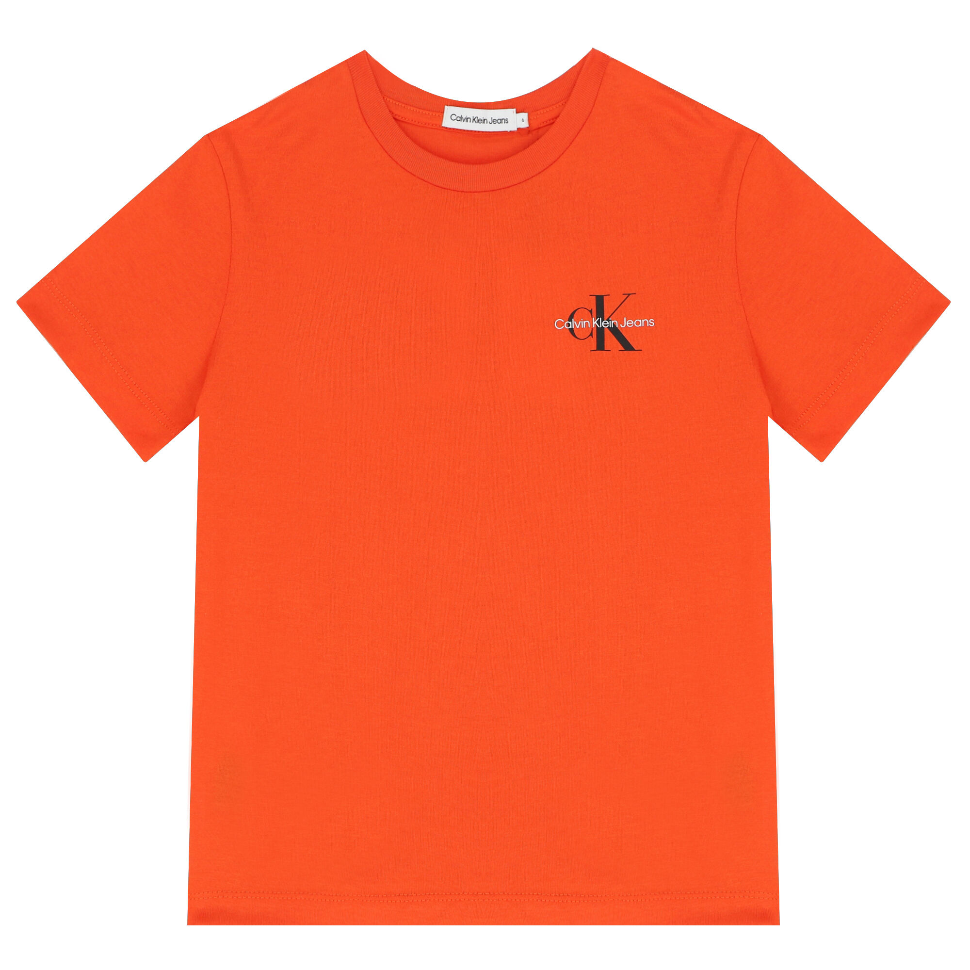 Orange calvin klein t shirt store
