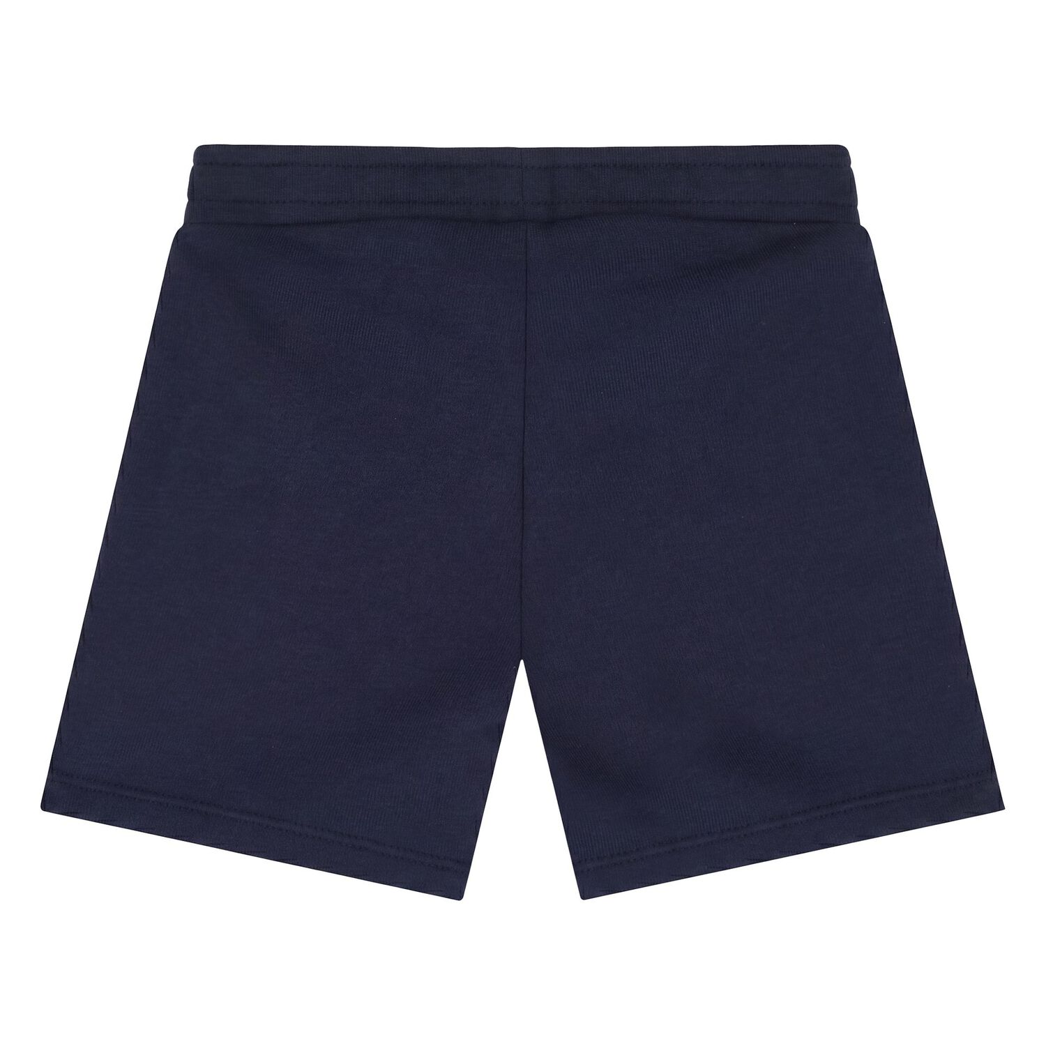 Younger Boys Navy Blue Logo Shorts, 1, hi-res