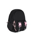 Girls Black & Pink Logo Backpack, 1, hi-res