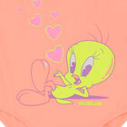 Girls Coral Tweety Bird Swimsuit, 1, hi-res