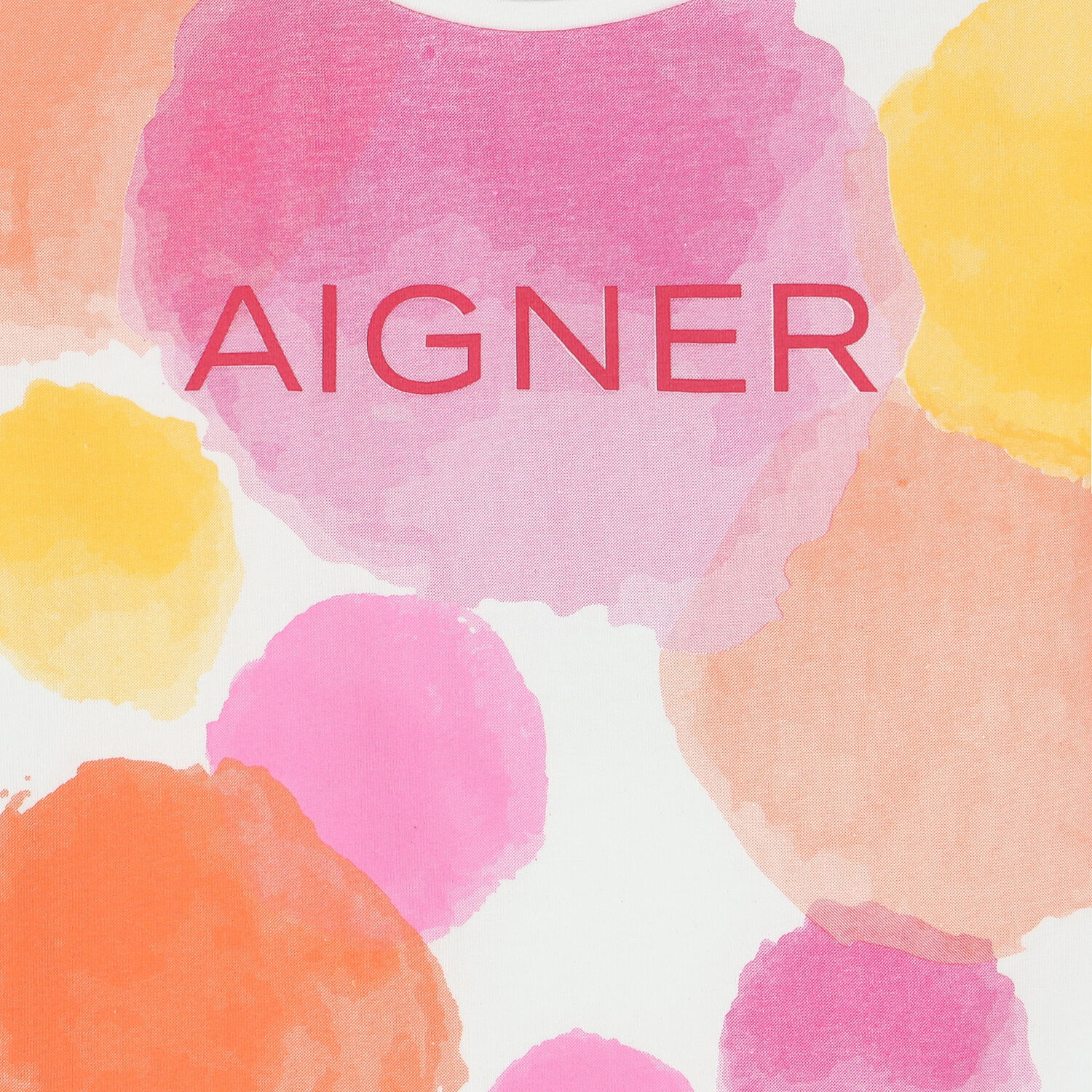 تيشيرت بالشعار باللون الأبيض للبنات, 1, hi-res