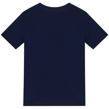 Boys Navy Logo T-Shirt