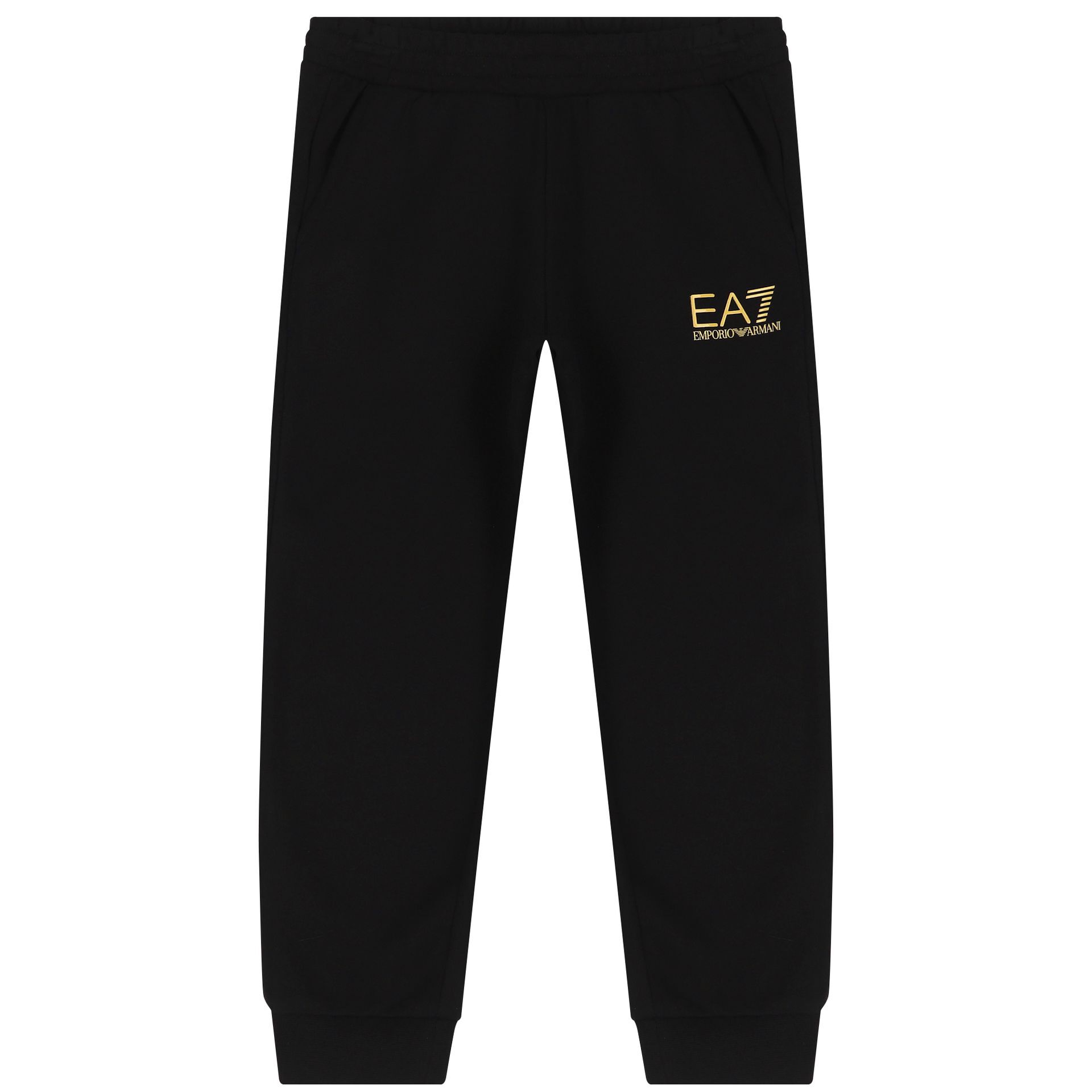 Emporio Armani Men s Cotton Blend Core Identity Boy Tracksuit Black Tracksuits