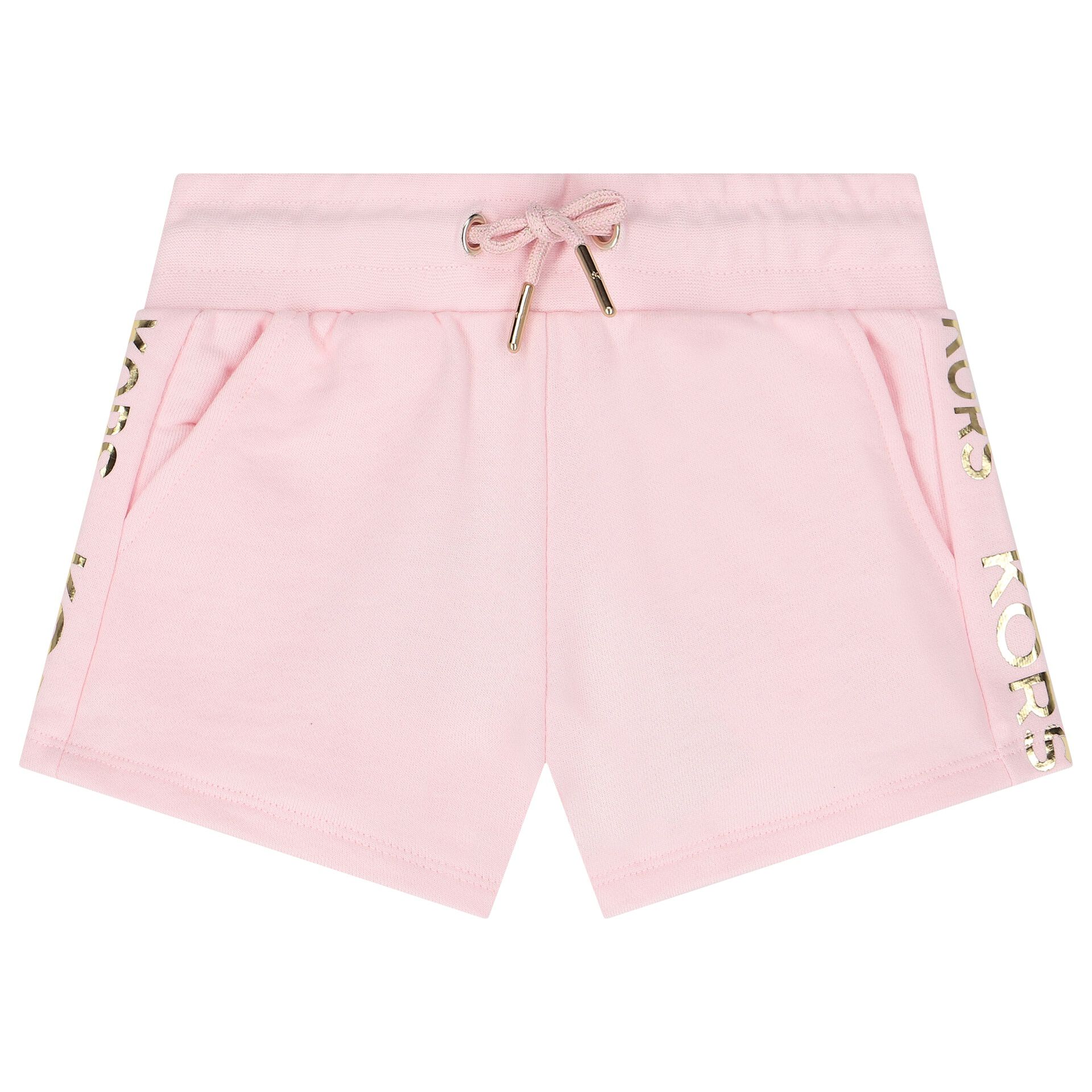 MICHAEL KORS Girls Pink Logo Shorts Junior Couture USA