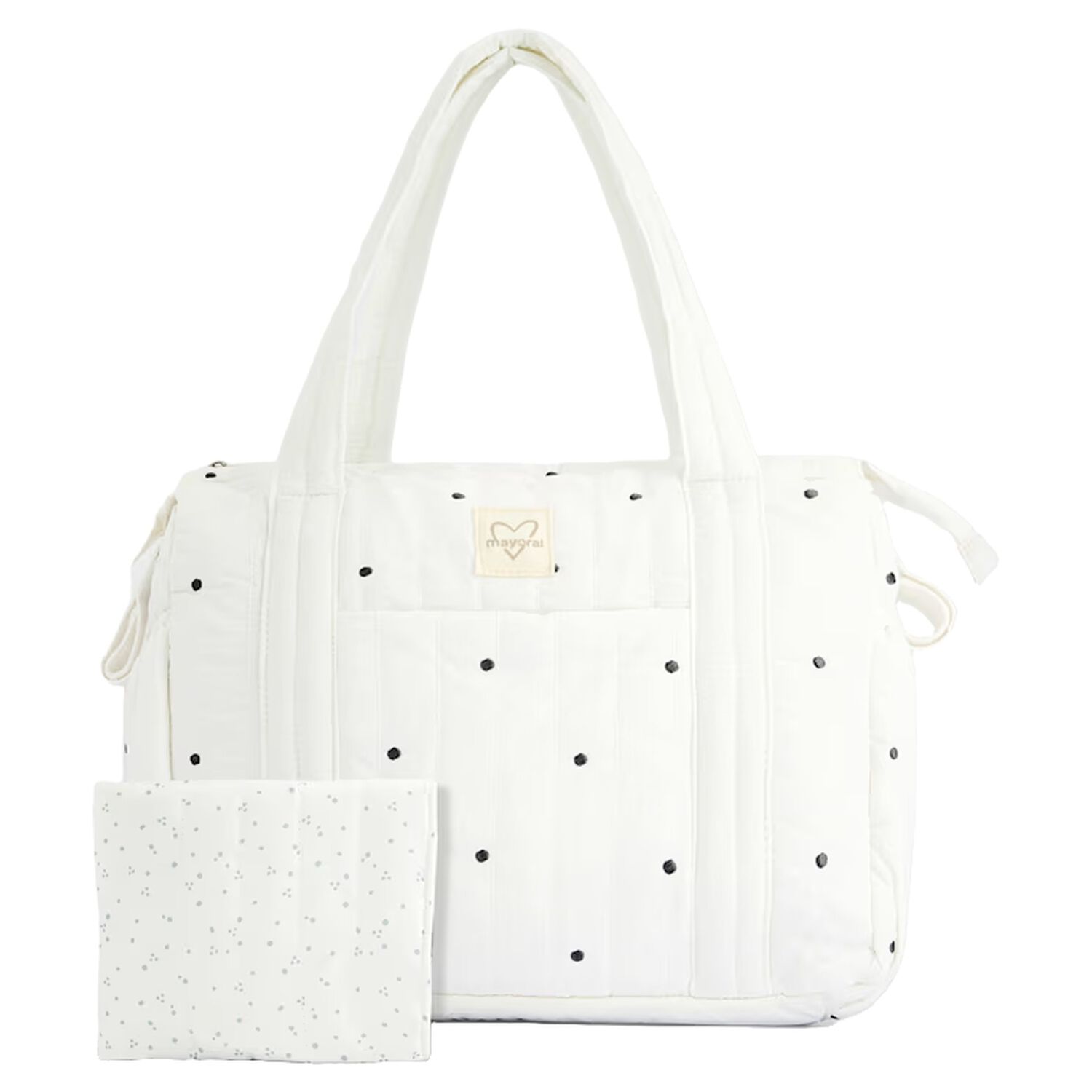 White Dots Baby Changing Bag ( 27cm ), 3, hi-res
