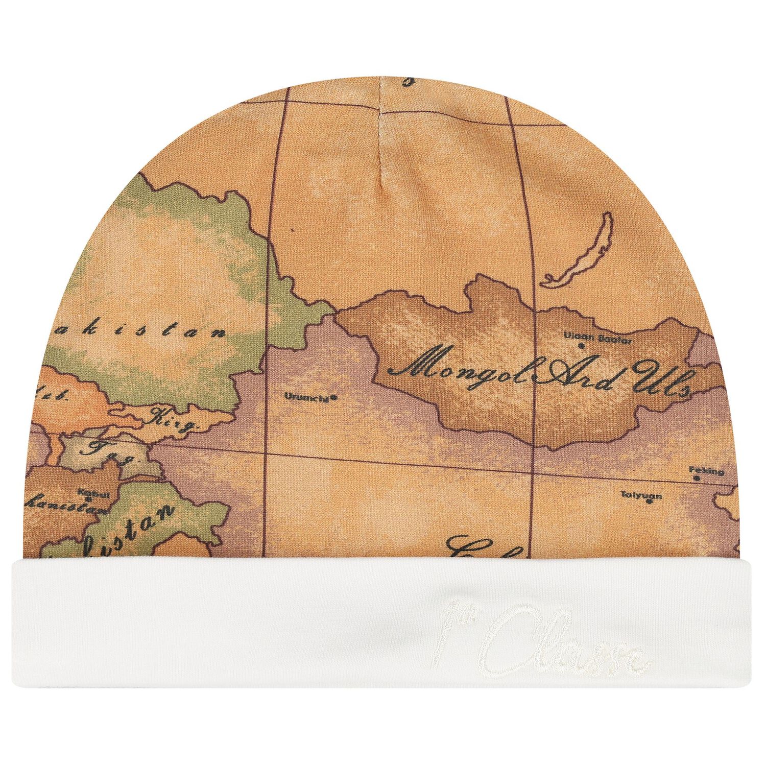 Beige & Ivory Geo Map Babygrow Gift Set, 1, hi-res