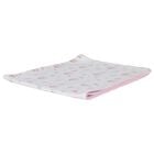 Baby Girls White & Pink Carousel Blanket, 1, hi-res