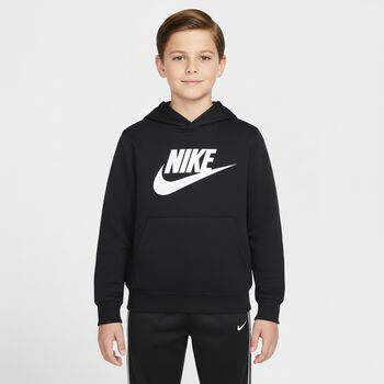 Black Logo Hooded Top